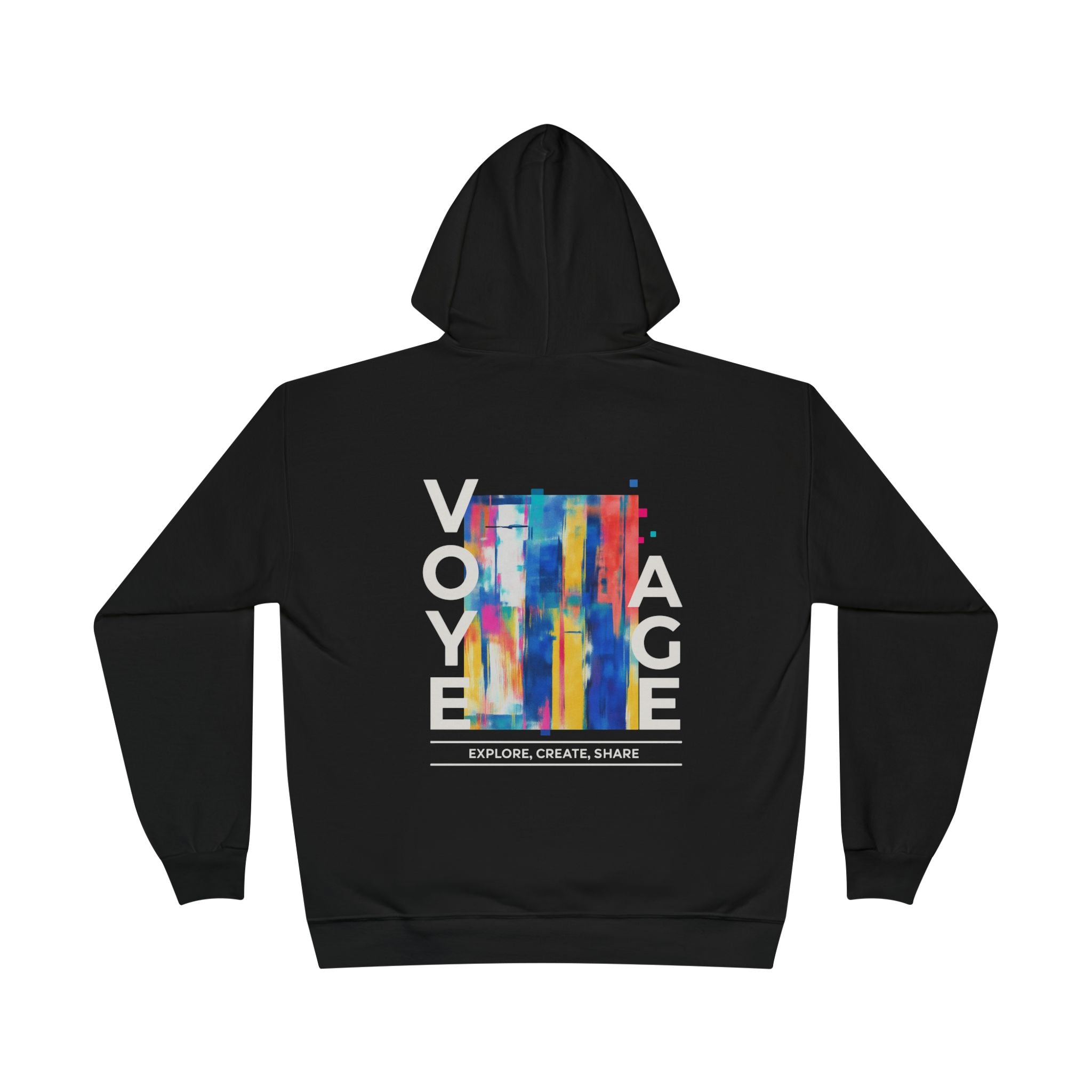 Eco-Friendly Pullover Hoodie - Modern Sustainable Design Printify